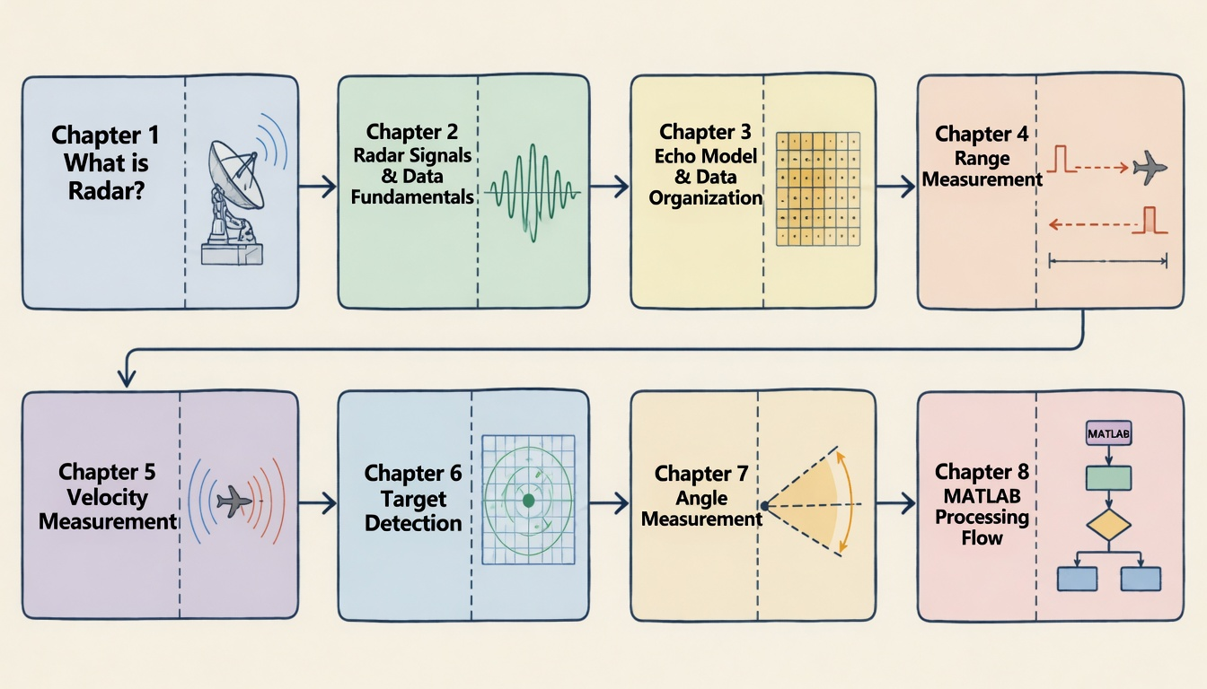 Figure 1.9 Chapter arrangement and dependencies throughout the book