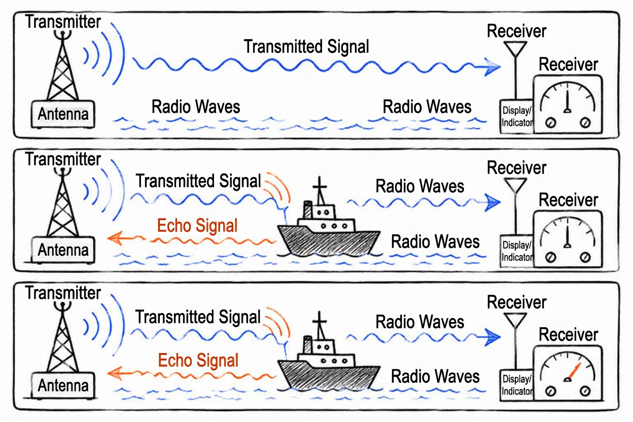 Figure 1.6 Radar evolving from a single device into a system