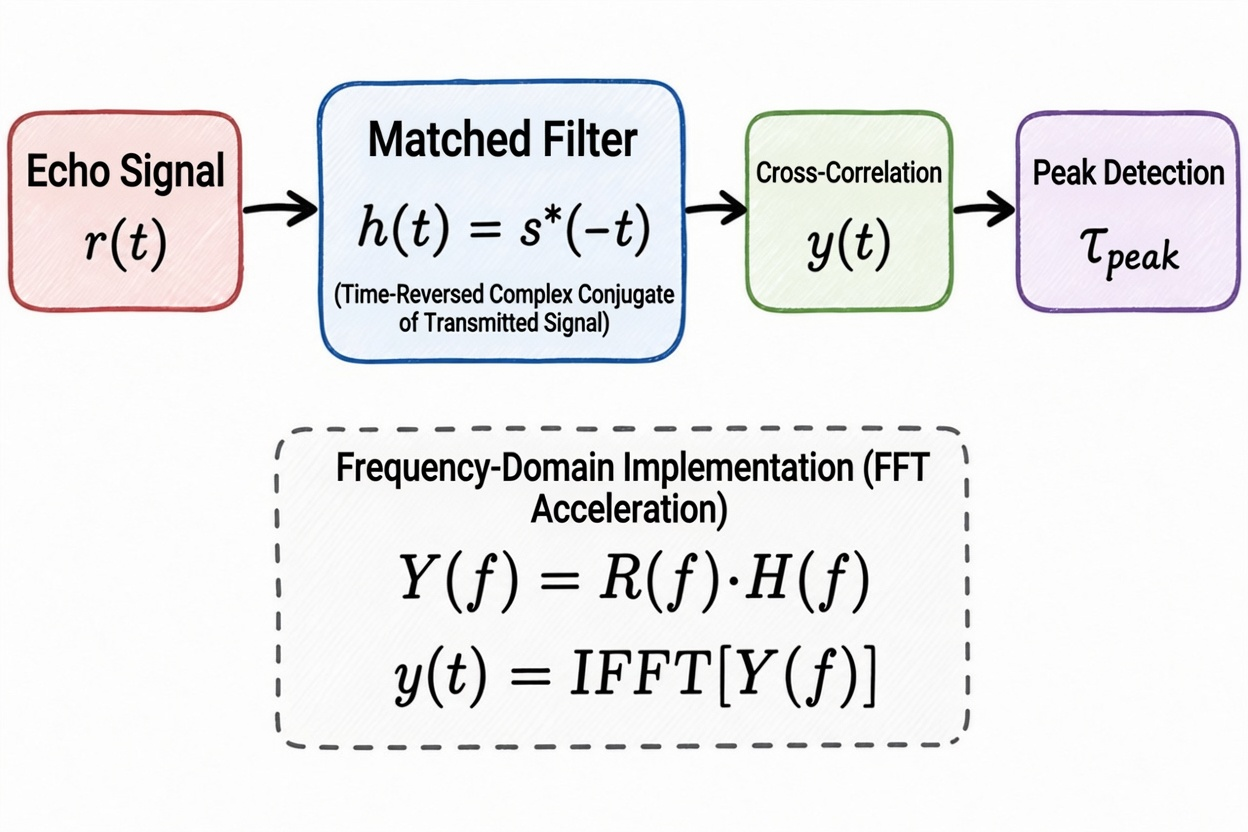 Figure 4.13 Implementation of matched filter