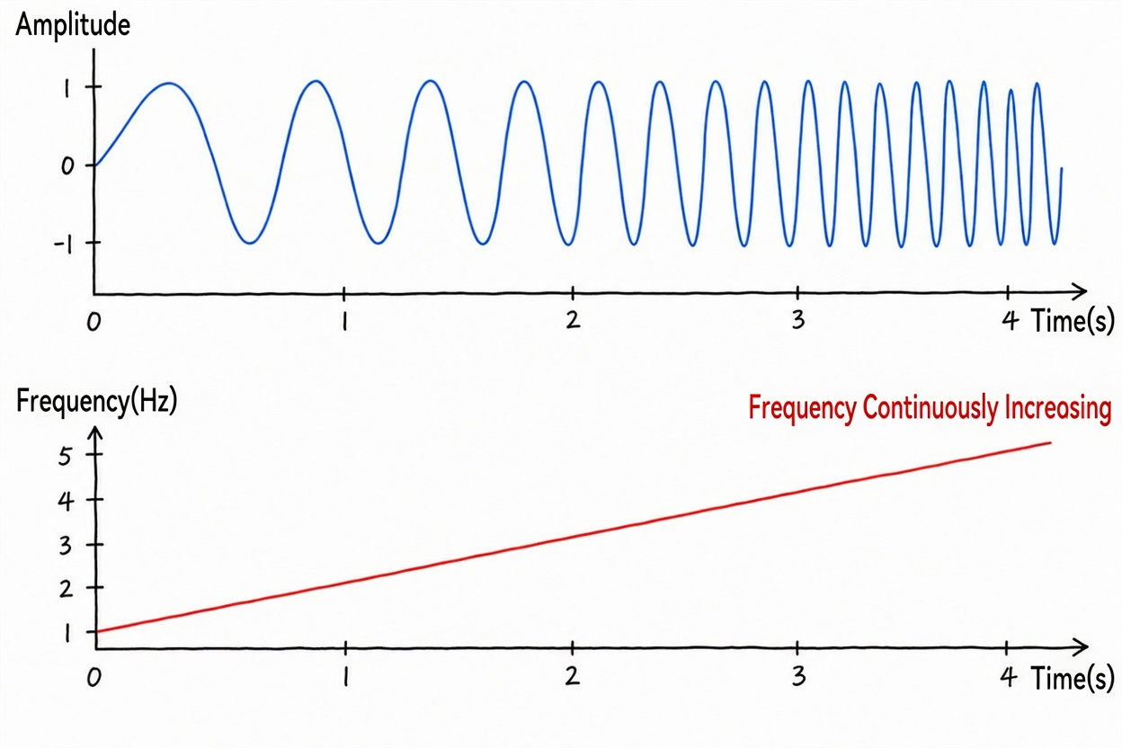 Figure 4.5 Continuous frequency variation diagram