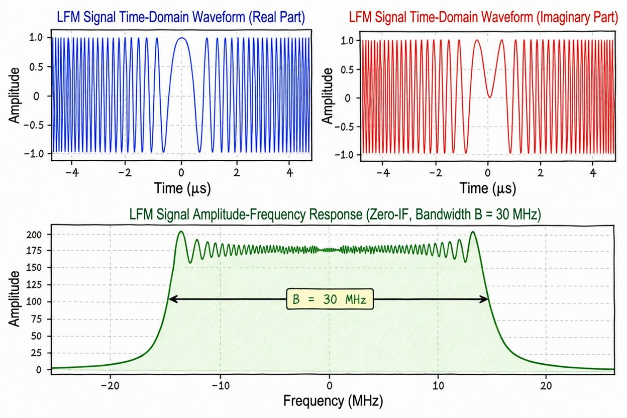 Figure 4.7 Zero-IF LFM signal